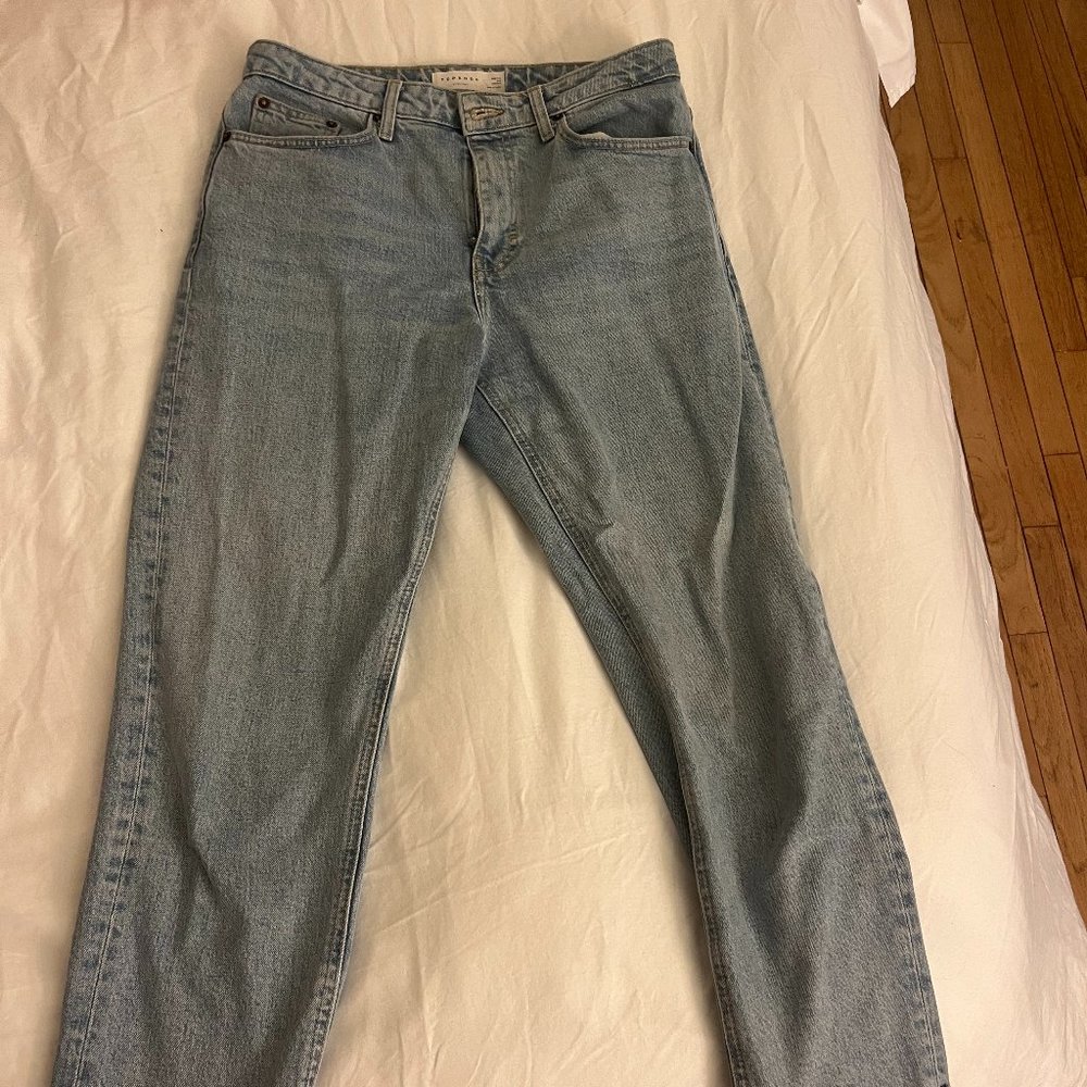Women' Topshop Light Washed Jeans